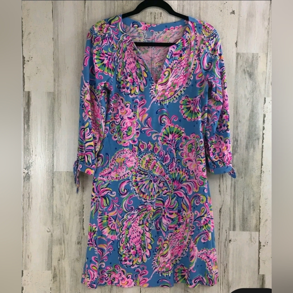 Lilly PulitzerLilly Pulitzer Cath dress mermaid grotto  summer mini dress